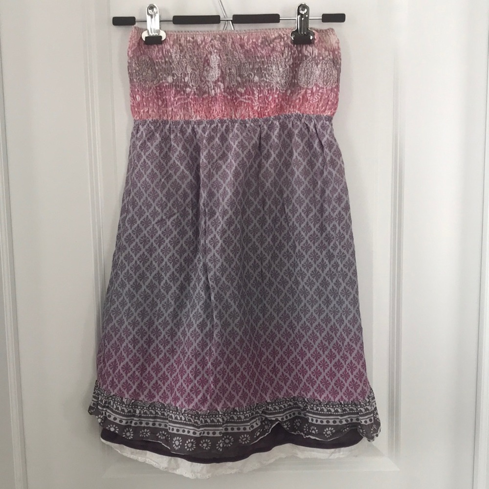Bershka Strapless Dress